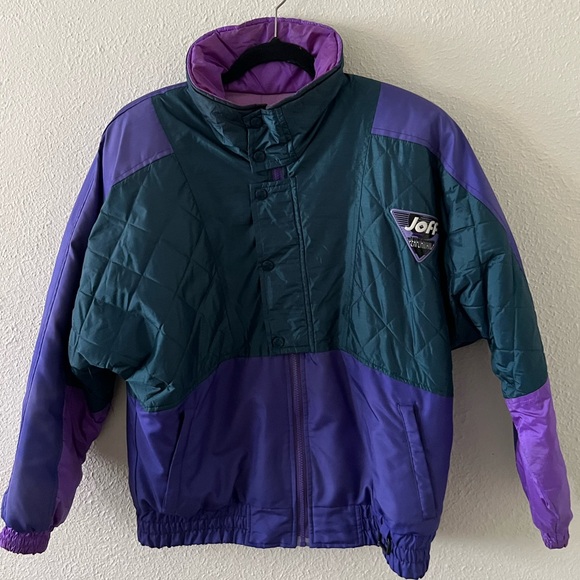 Vintage JOFF Performance 90s Windbreaker Jacket – Teal & Purple - Picture 2 of 14